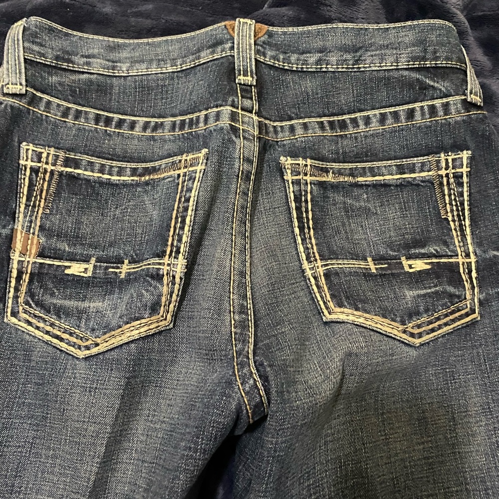 Ariat Men's Blue Bootcut Jeans - Picture 3 of 9